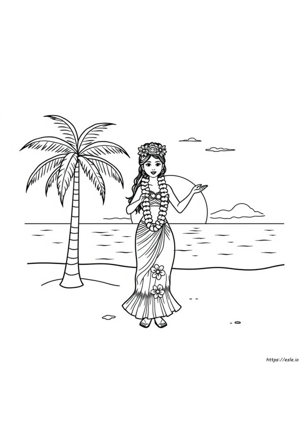 Hawaiian Coloring Sheets