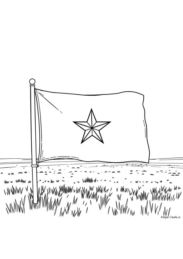 Gambar Mewarnai Bintang Texas
