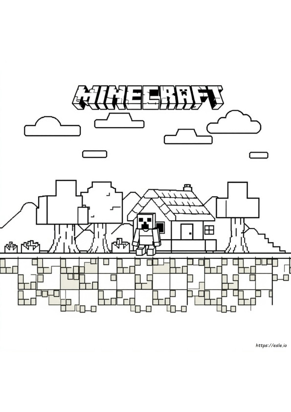 Minecraft Pixel Art Coloring Pages