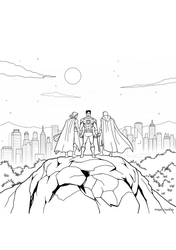 Gambar Mewarnai Super