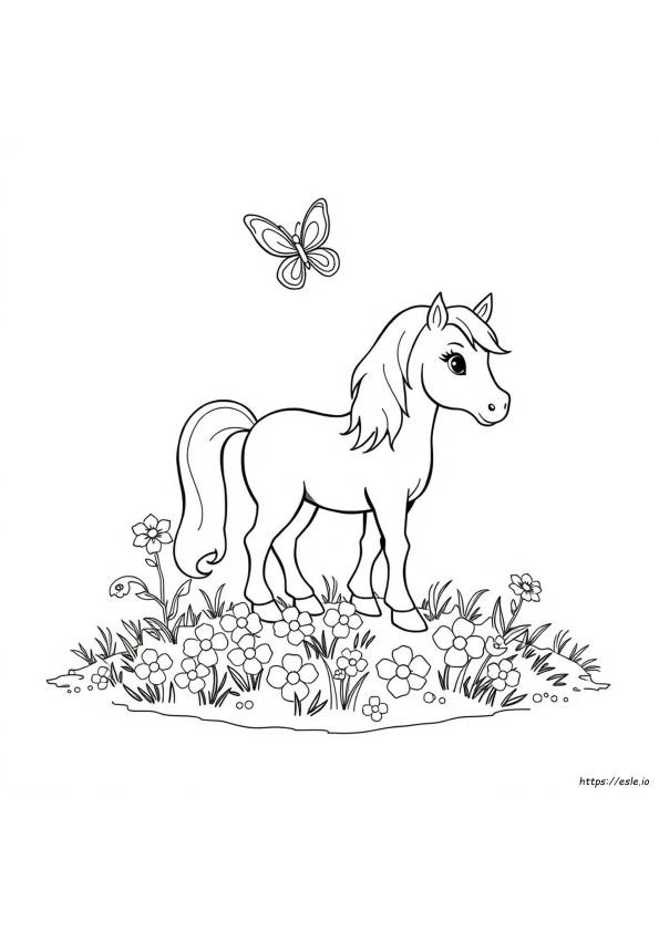 Mewarnai Kuda Poni