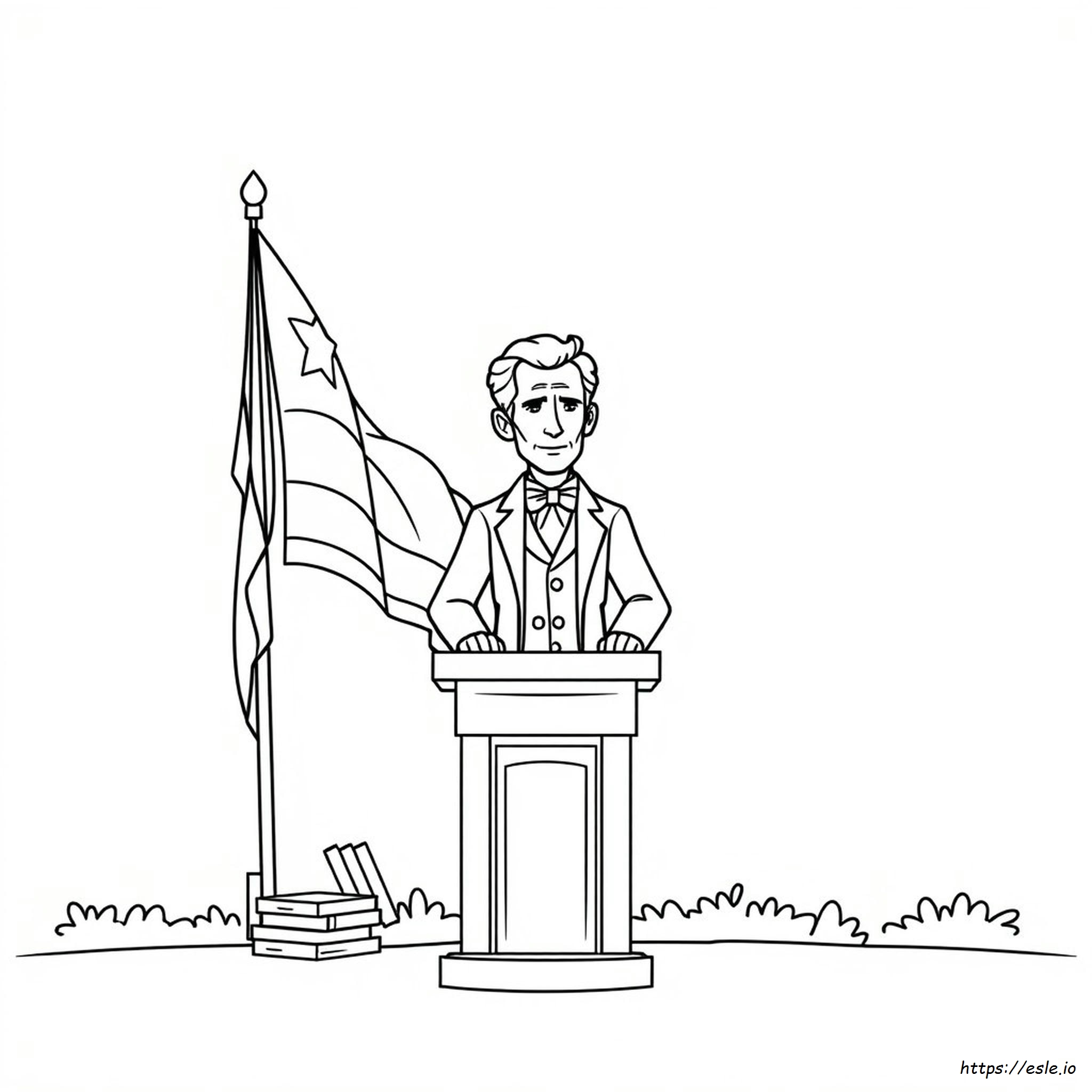 Jefferson Davis Coloring Page