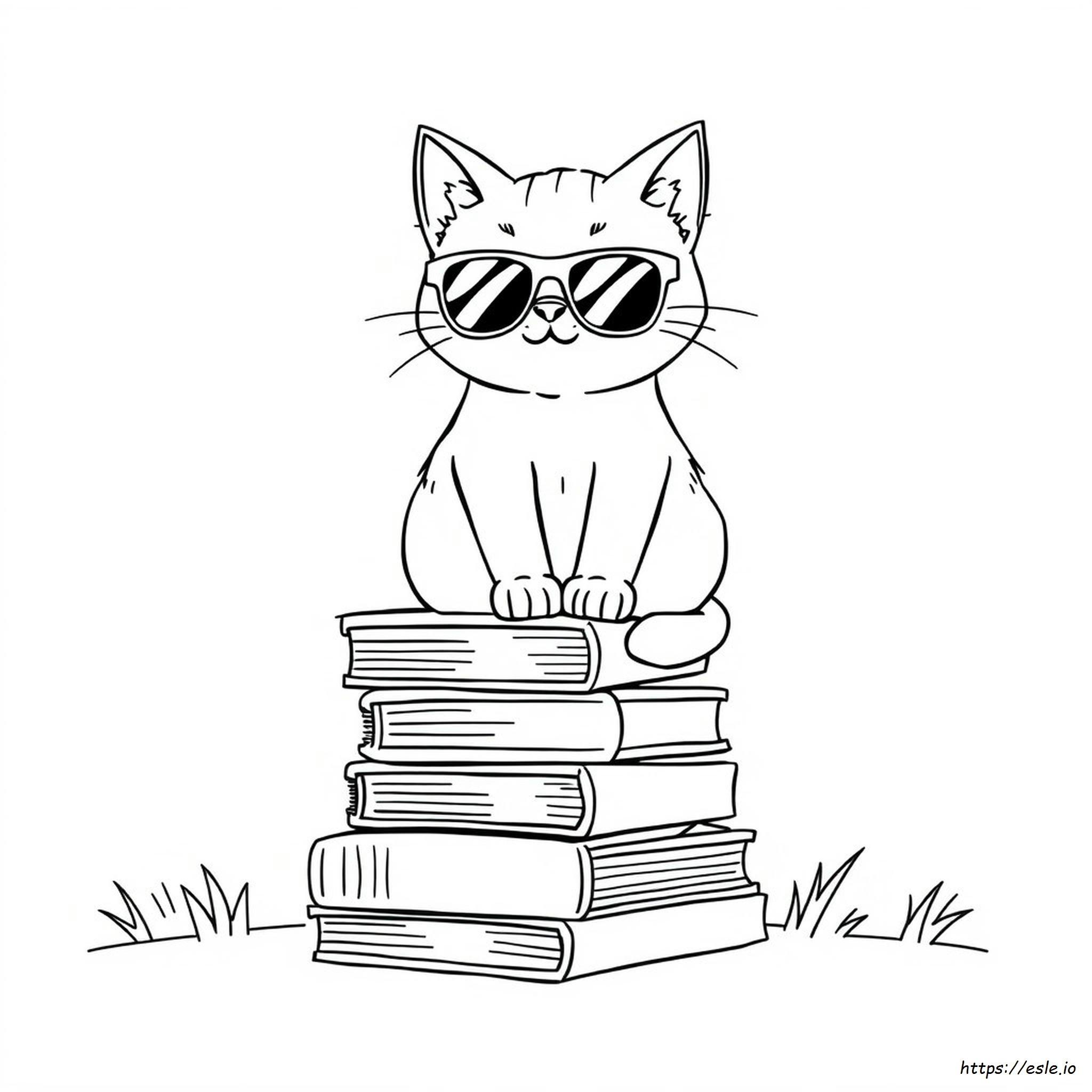 Funny Cat Coloring Pages