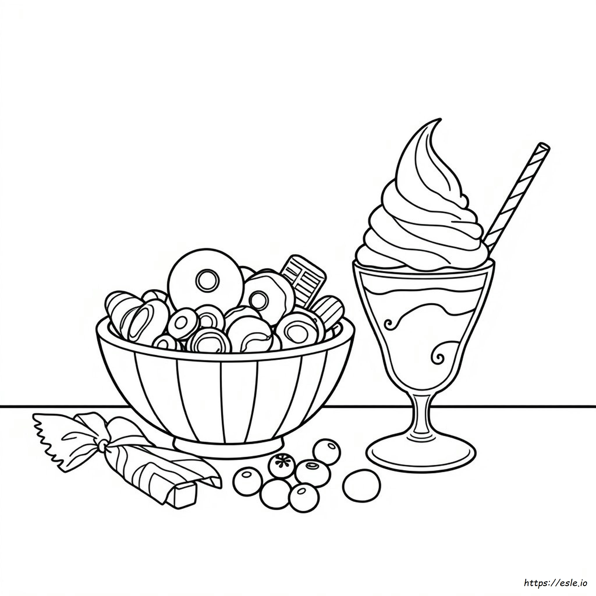 Cibo Da Colorare Stampabile In Pdf