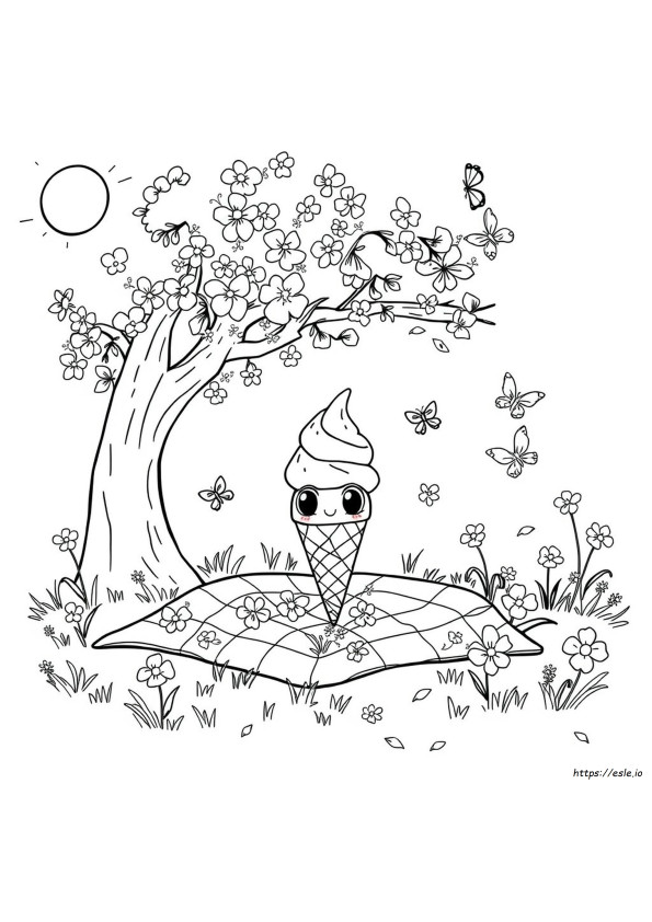 Cute Summer Coloring Pages For Kids