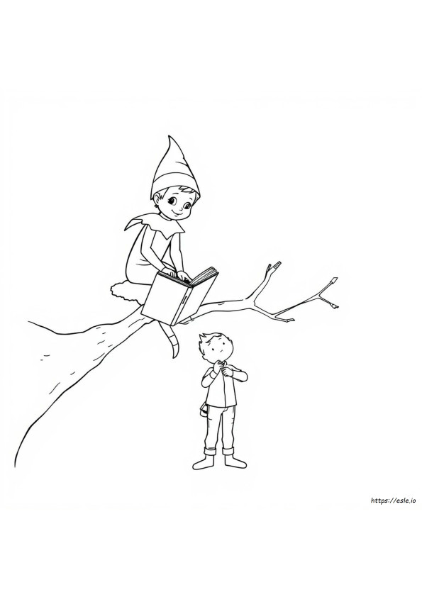 Elf On The Shelf Kleurplaten Jongen
