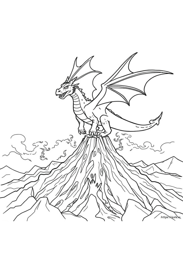 Detailed Dragon Coloring Pages