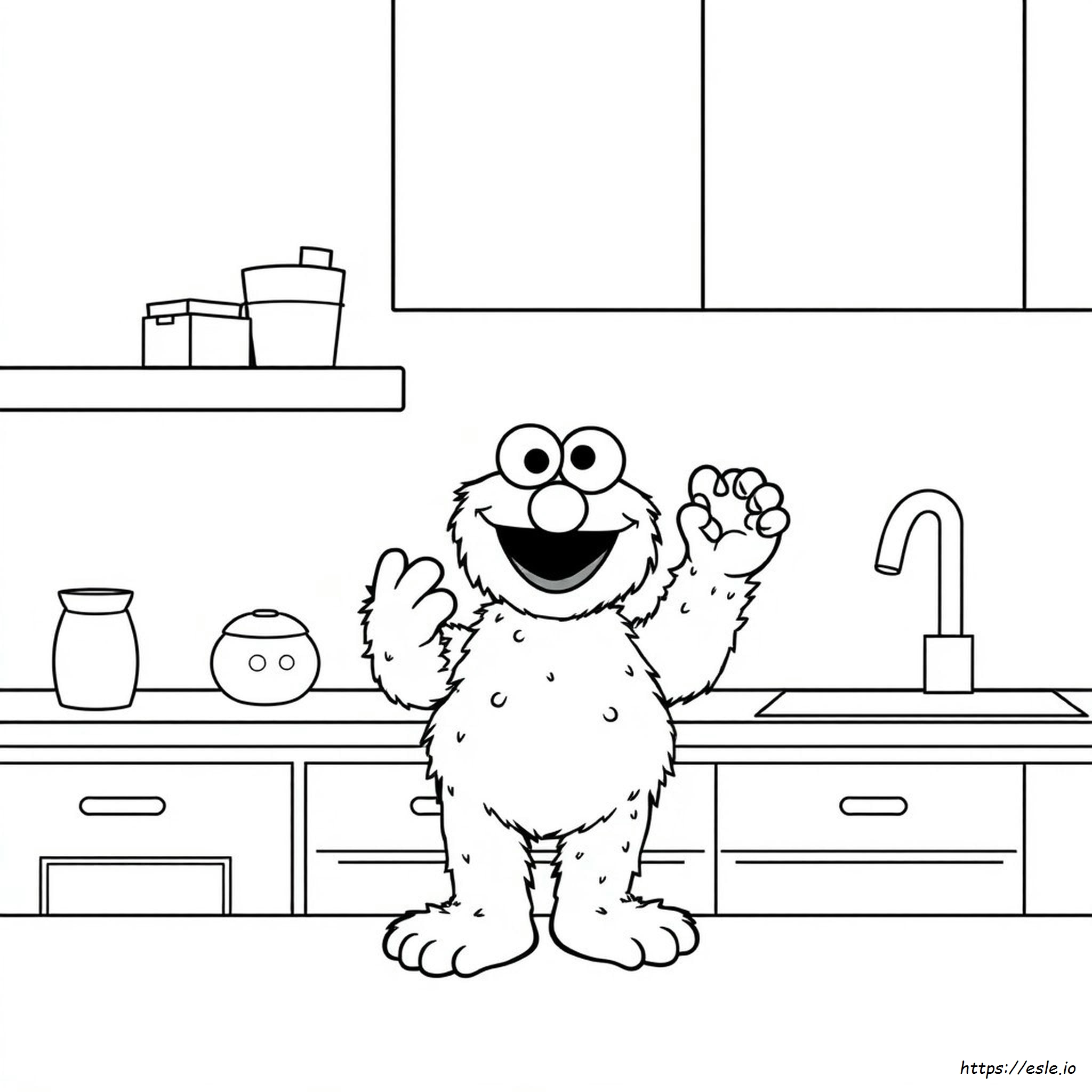 Disegni Da Colorare Di Cookie Monster