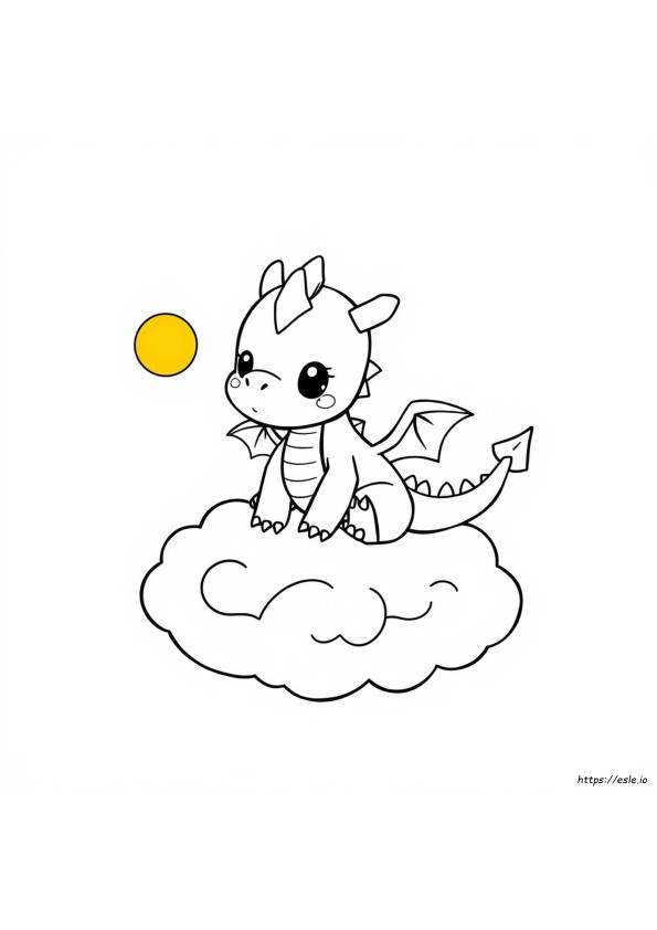 Coloriages Dragon Chibi