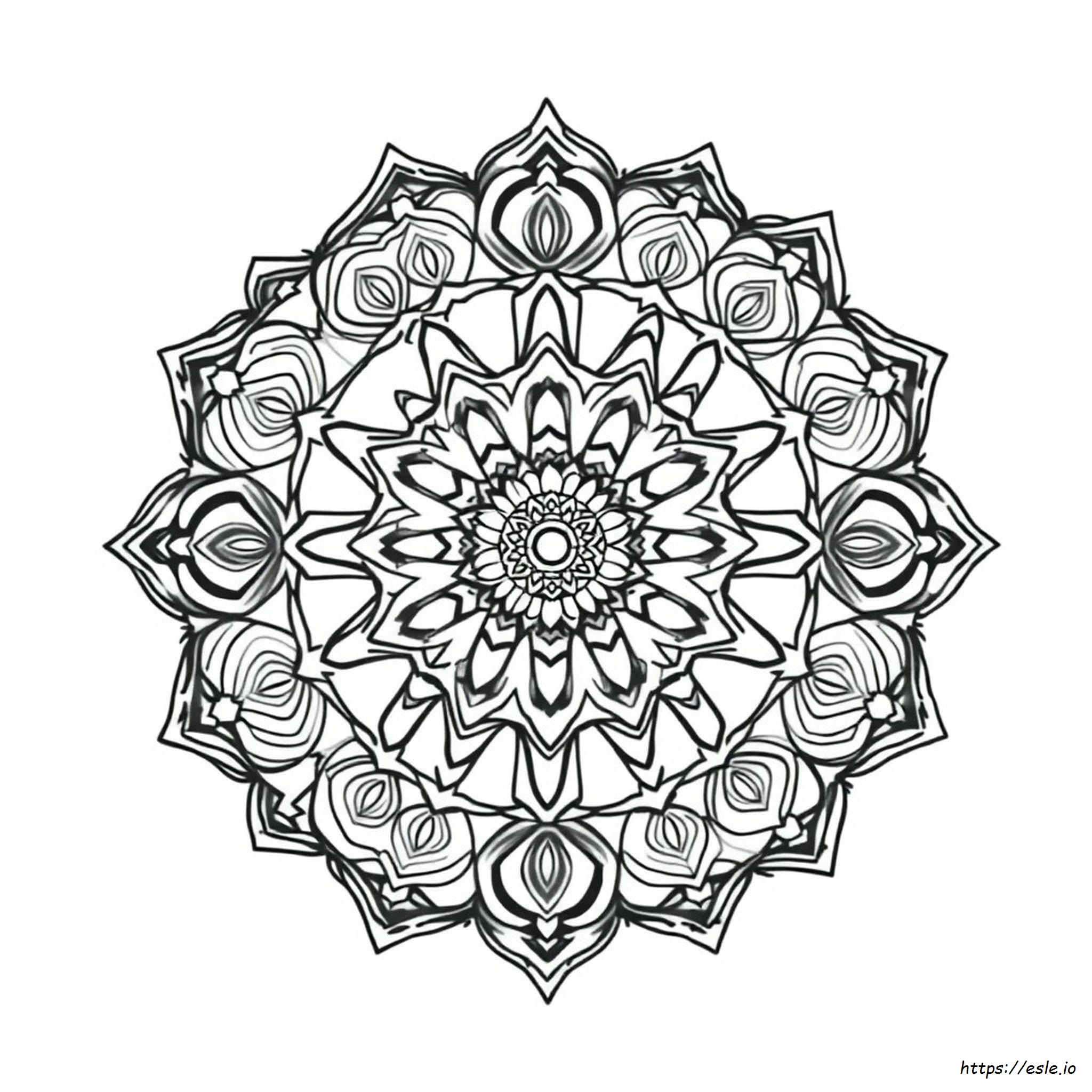 Mandalas Para Colorear Con Palabras
