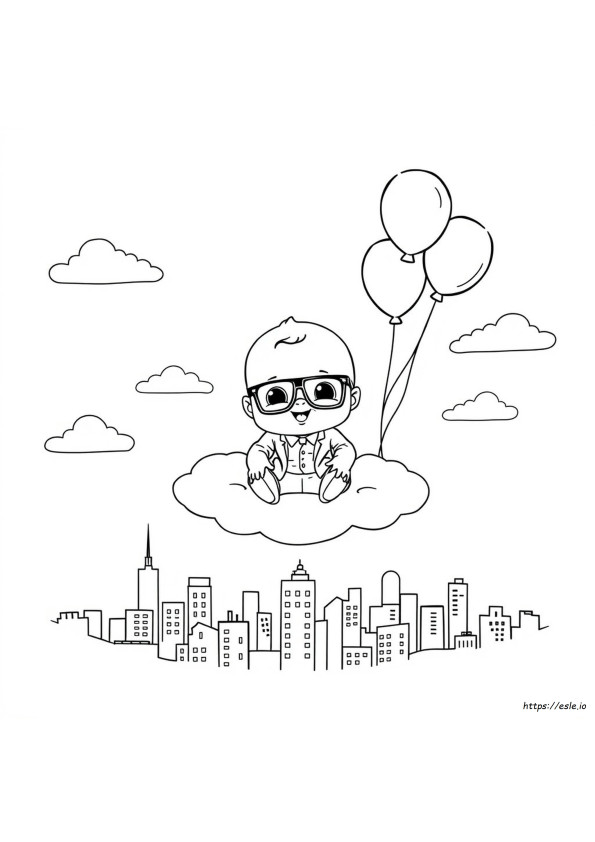 Coloriage Baby Boss