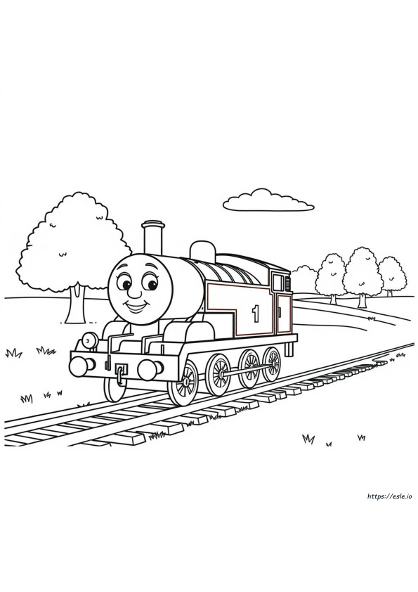 Disegni Da Colorare Gratuiti Di Thomas