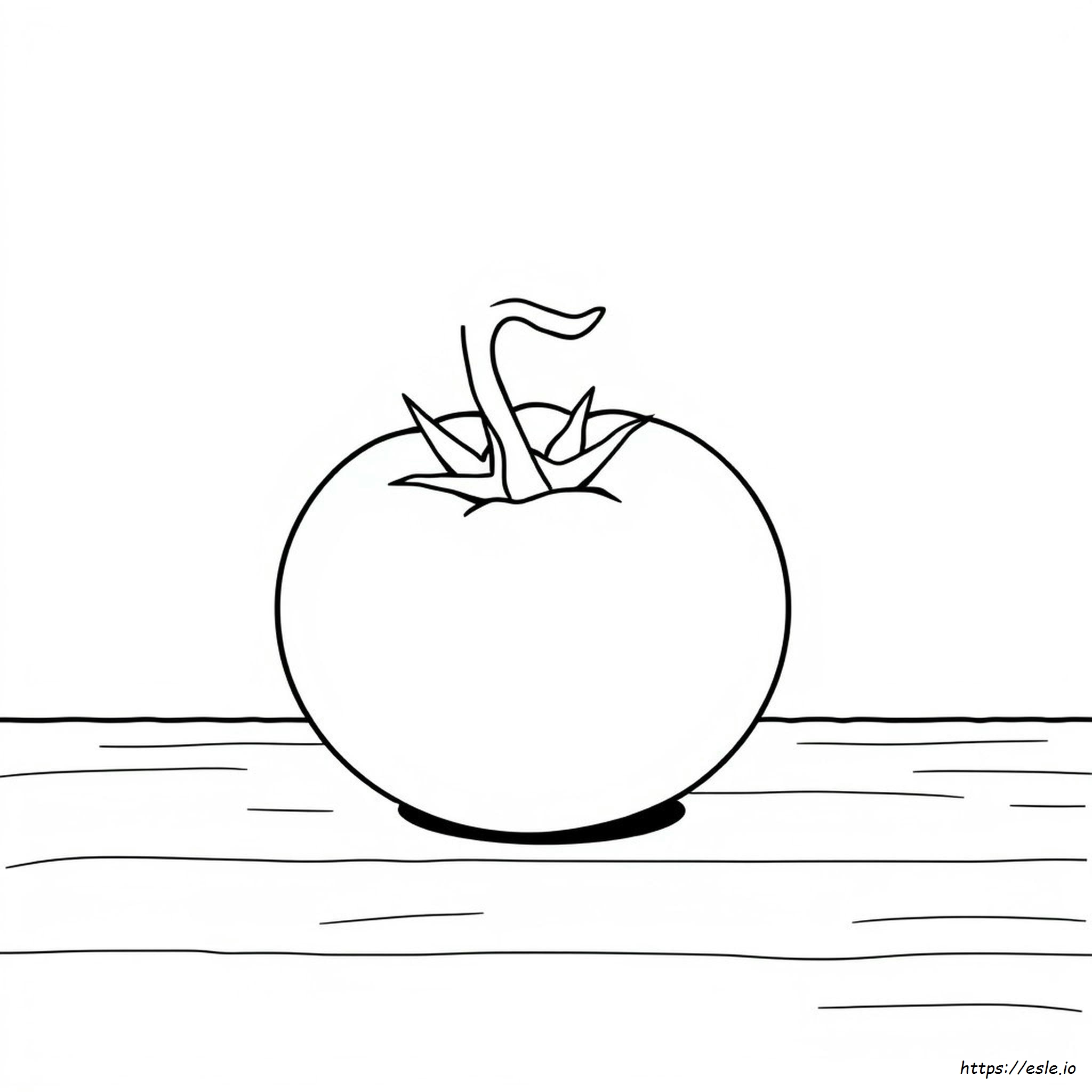 Pomodoro Clipart Da Colorare