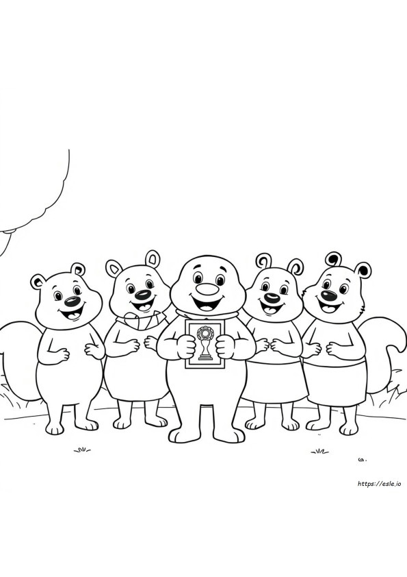 Gambar Mewarnai Hey Duggee