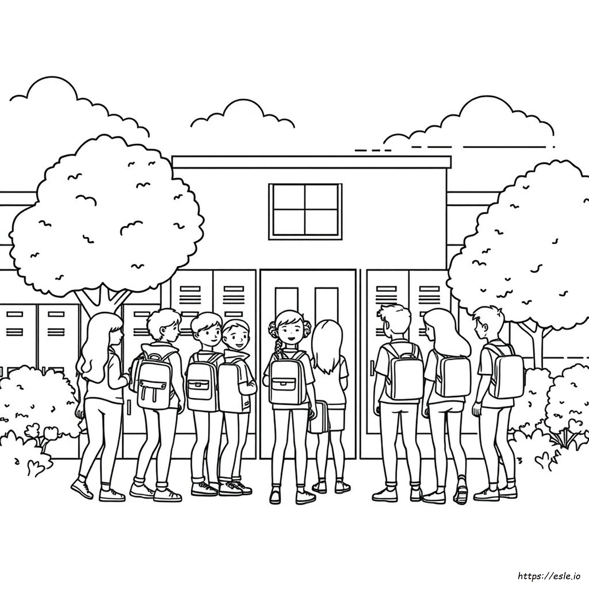 Disegni Da Colorare Scuola Superiore Da Stampare