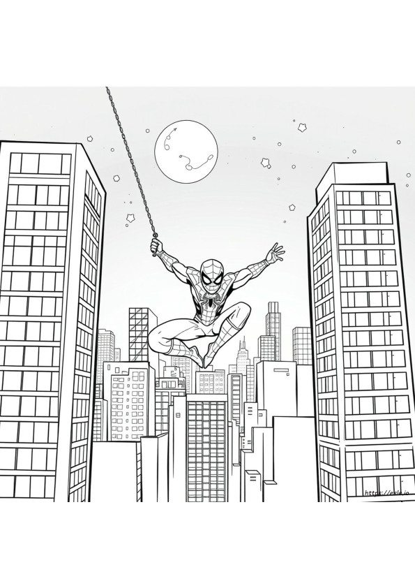 Colouring Picture Of Spiderman