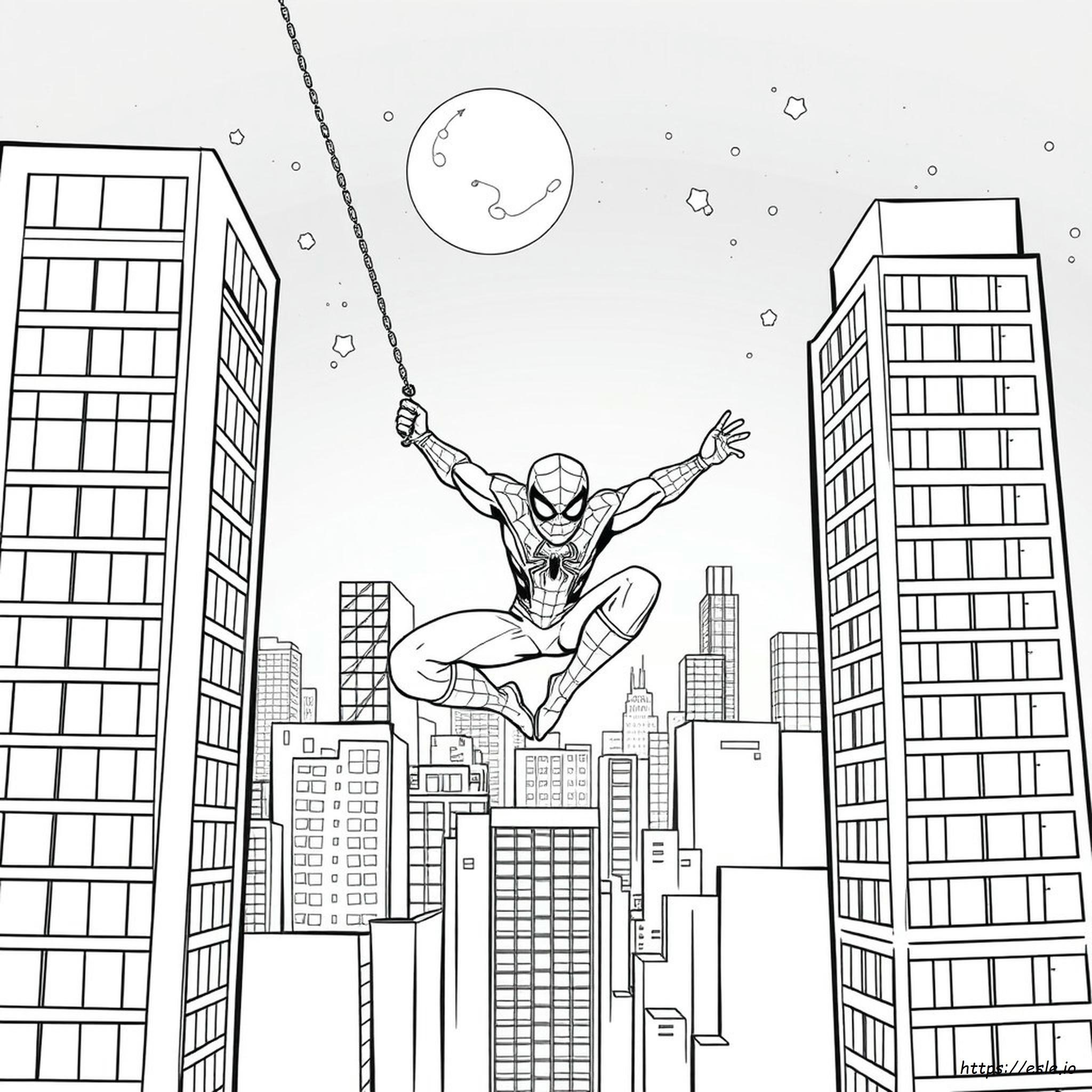 Colouring Picture Of Spiderman