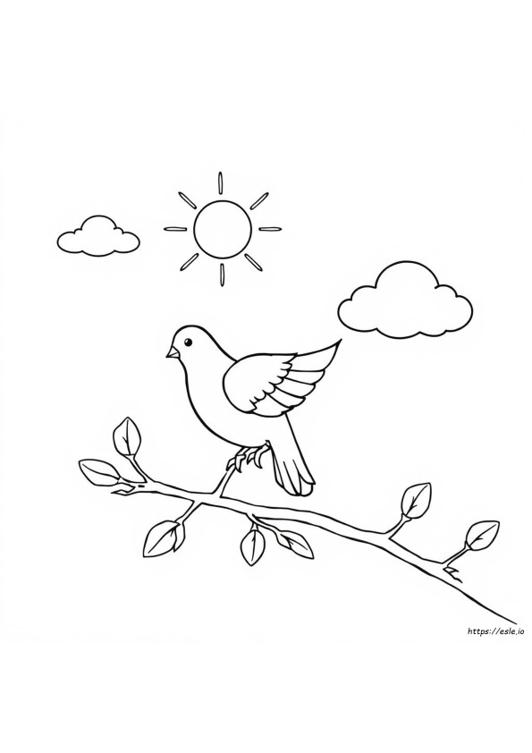 Dove Of Peace Coloring Page