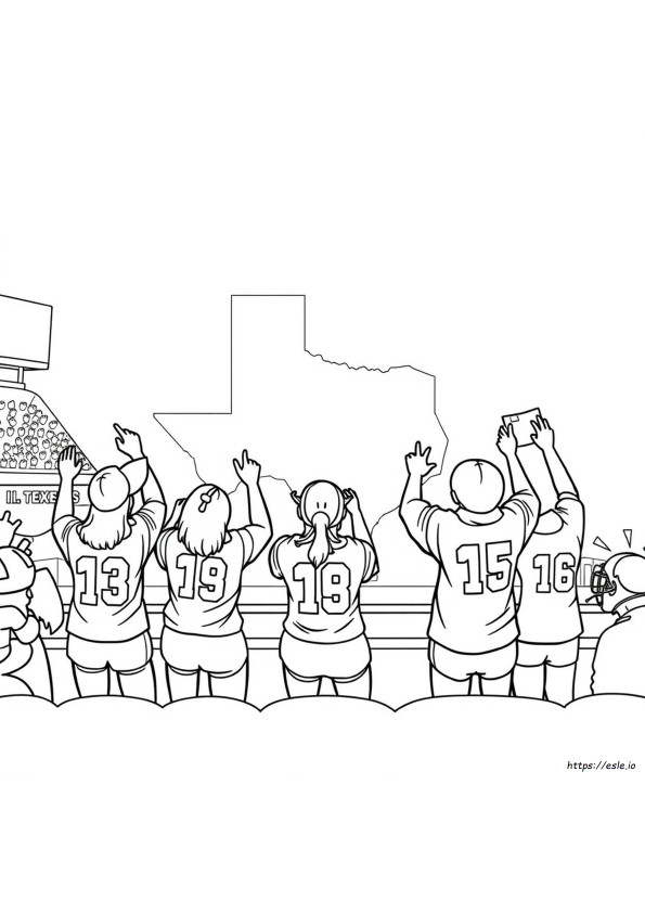 Gambar Mewarnai Tennessee Volunteers