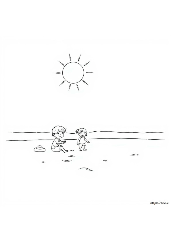 Kids Summer Coloring Pages Free Printable