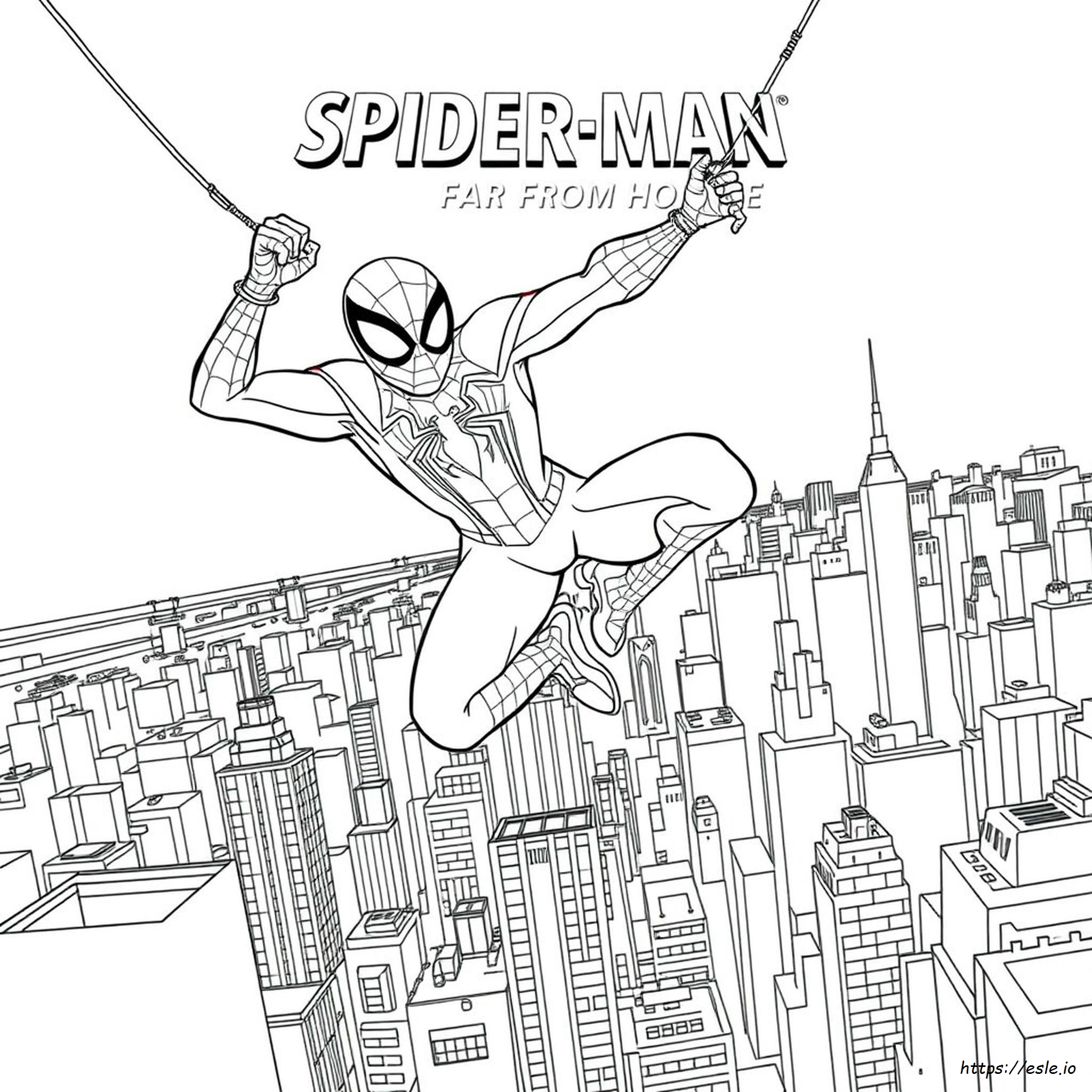Spider-Man Far From Home Da Colorare E Stampare