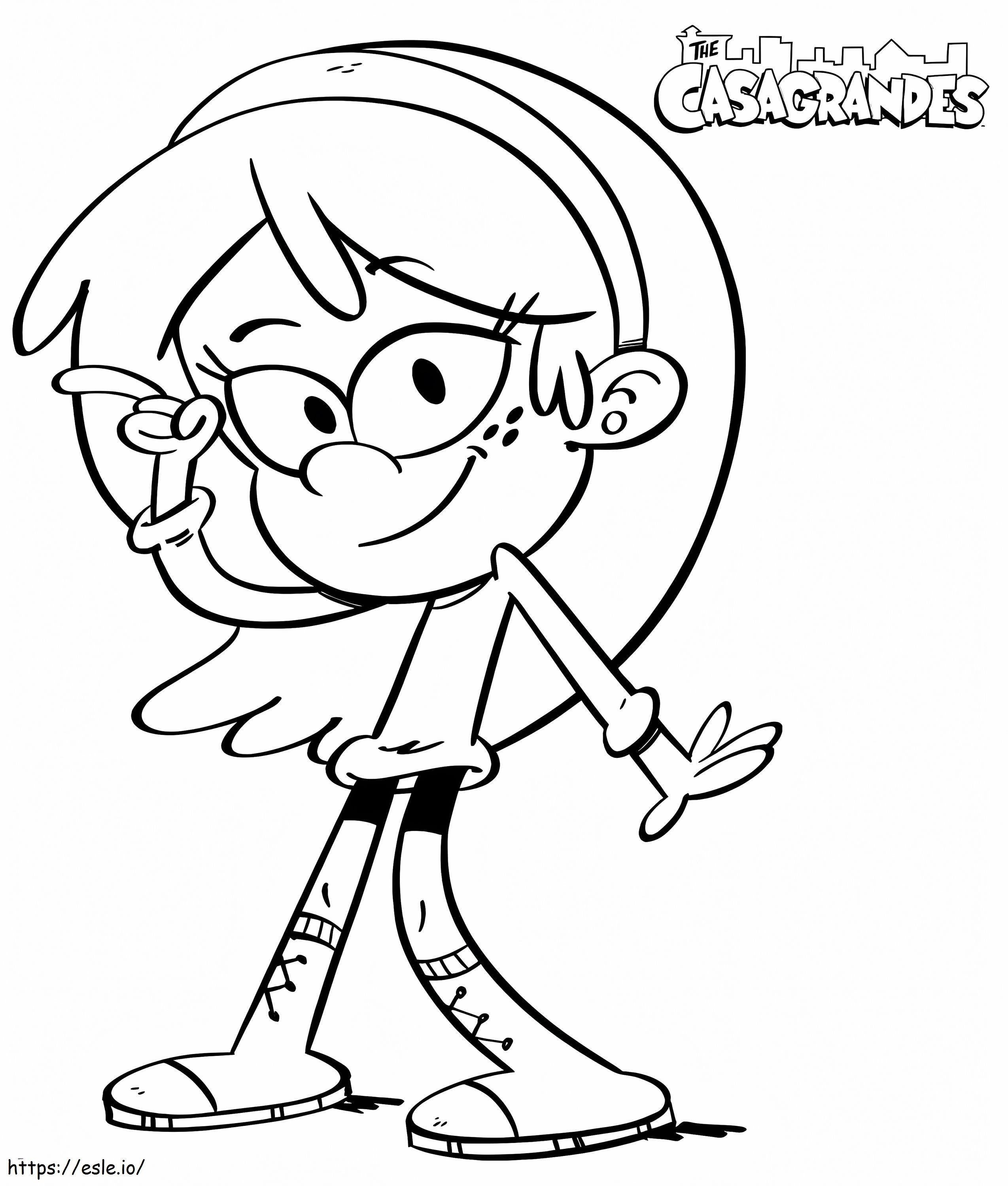 Lori Loud From The Casagrandes coloring page