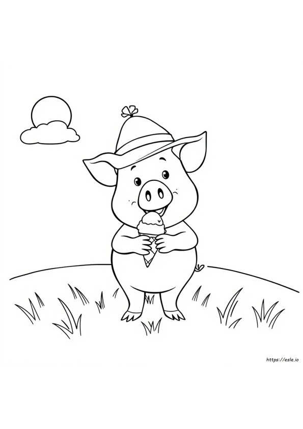 Coloriage Piggy Zizzy