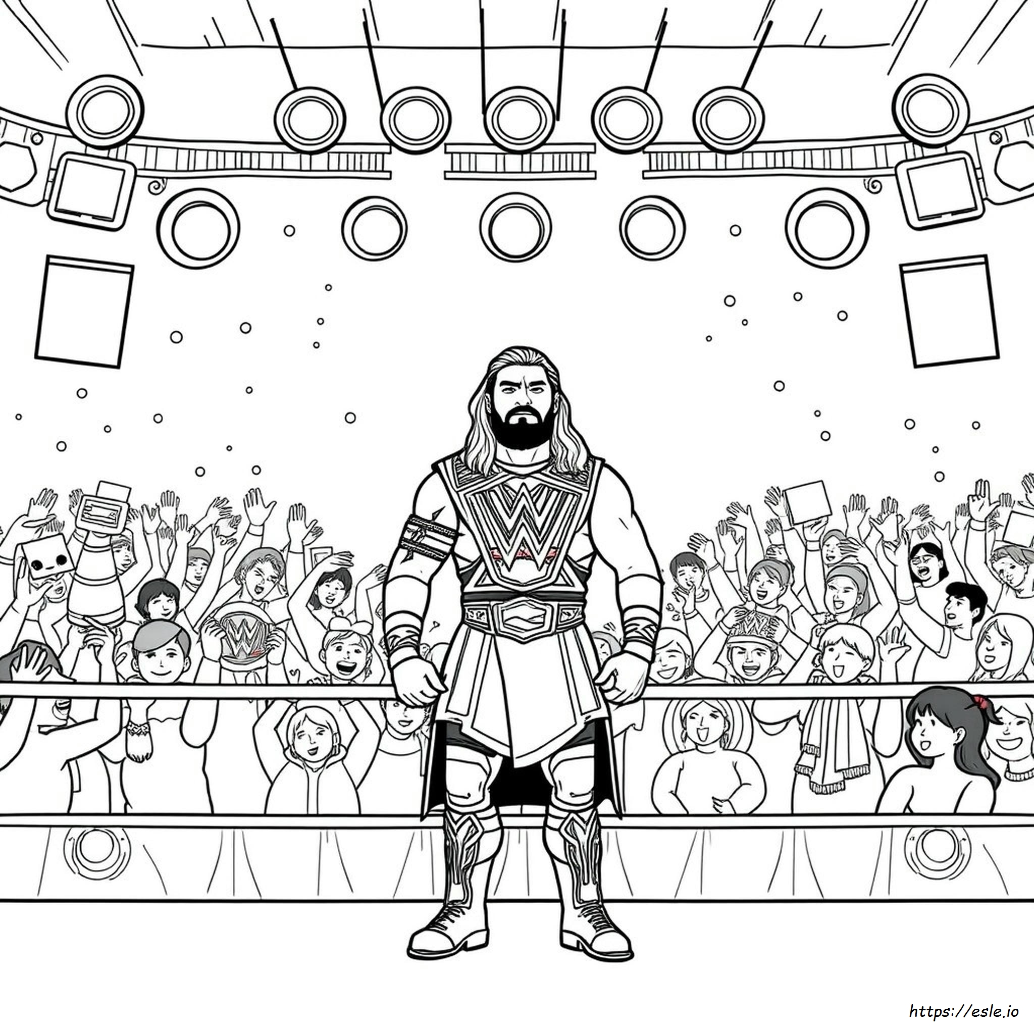 Roman Reigns Da Colorare