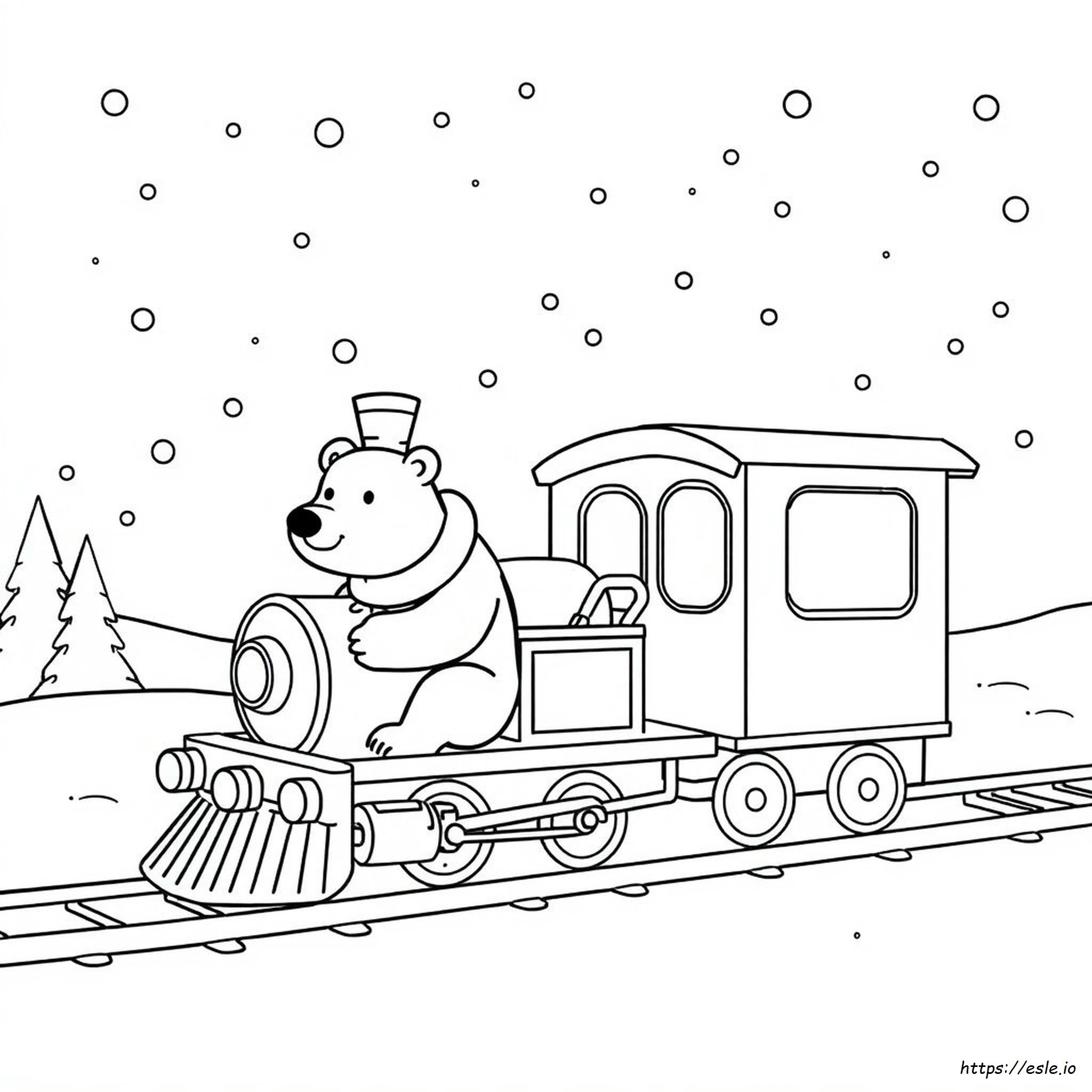 Disegni Da Colorare Di Polar Express Stampabili Gratis