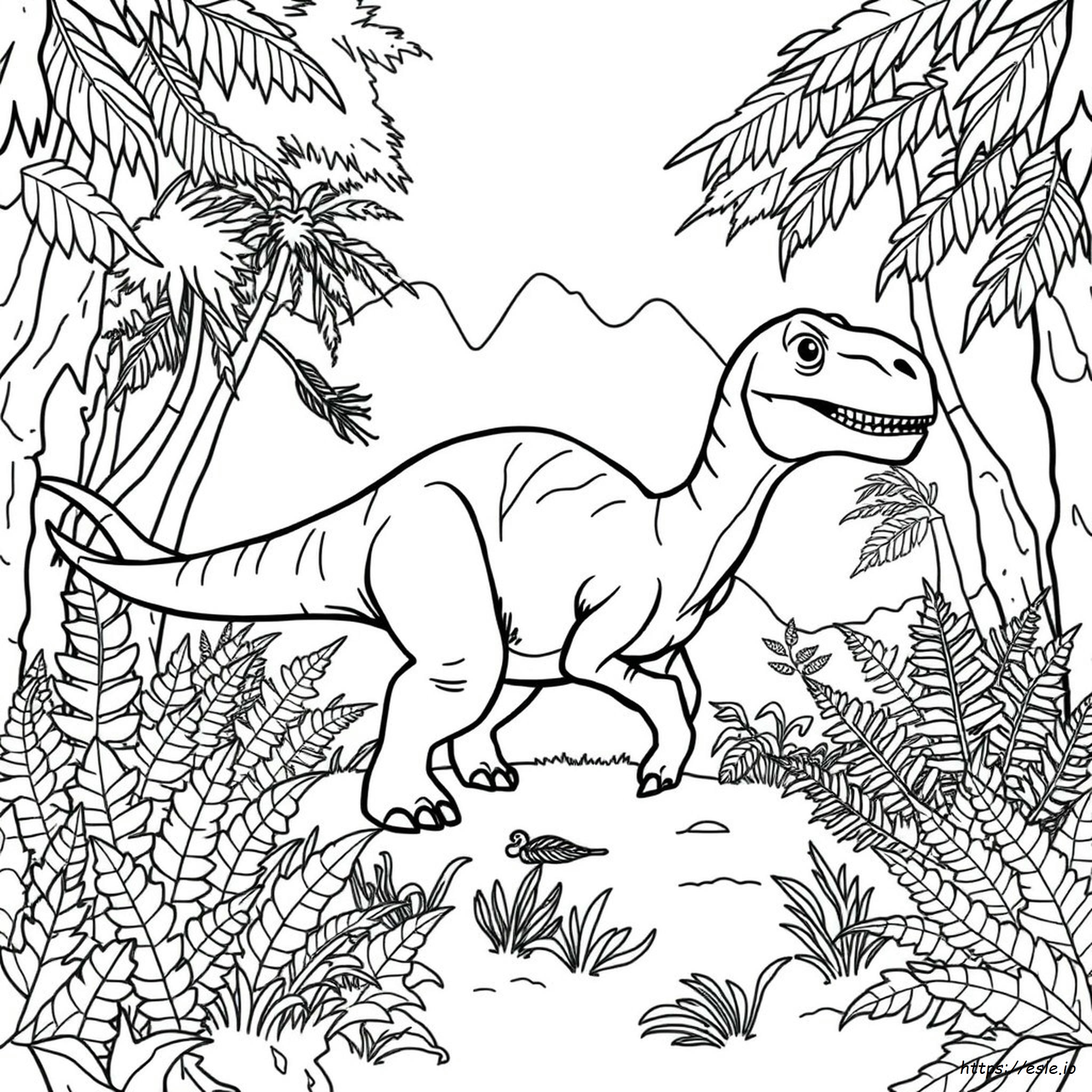 Jurassic Kleurplaten kleurplaat