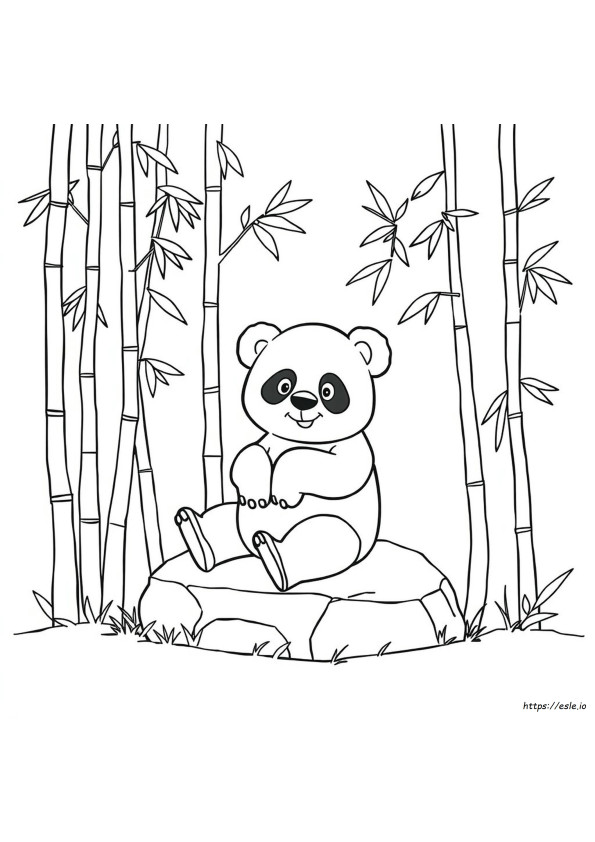 Panda Värityskuva
