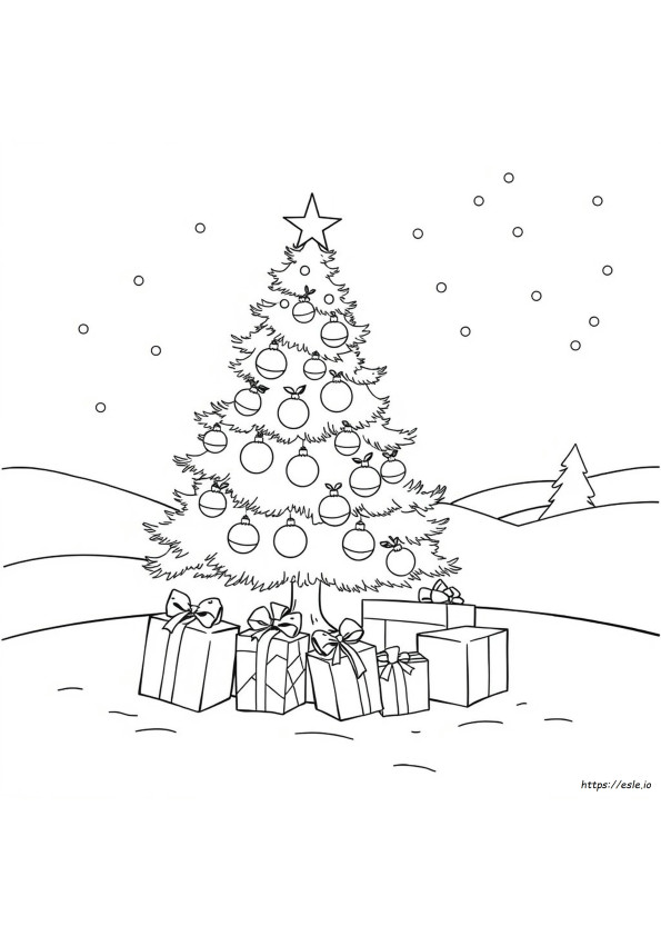 Gambar Mewarnai Bertema Natal