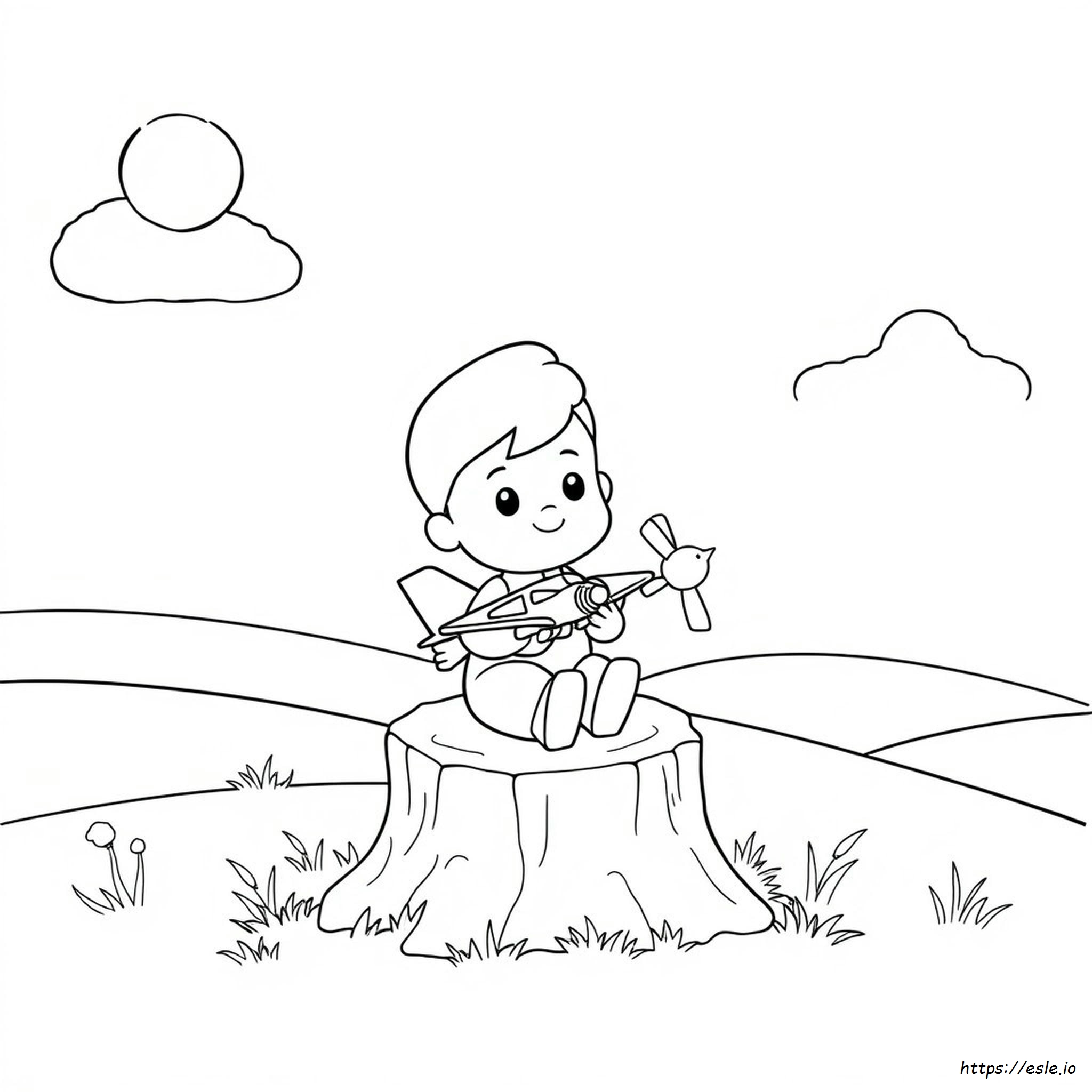 Pocoyo Colouring Pages