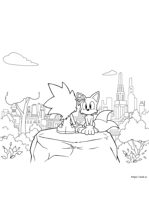 Sonic Team Coloring Pages