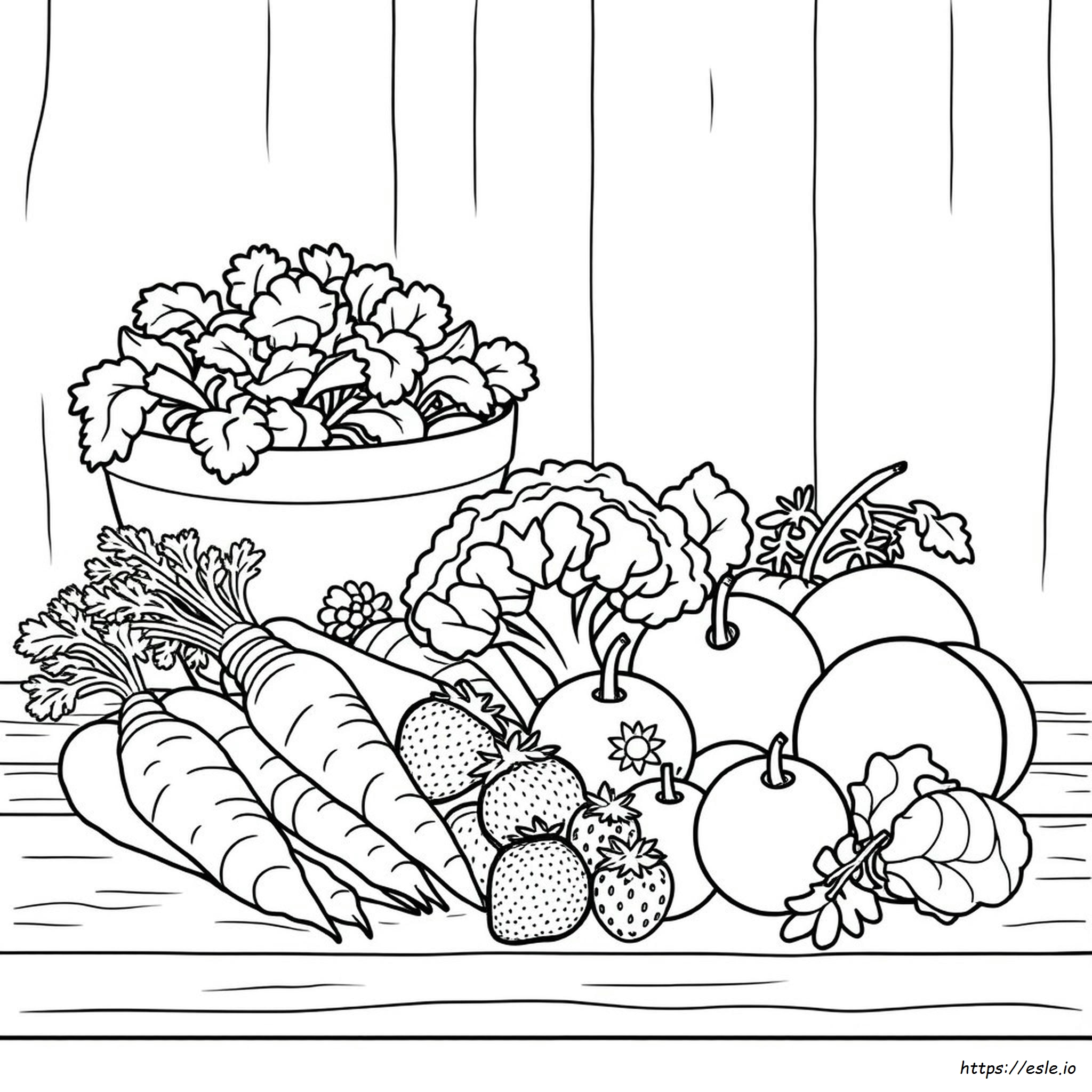 Alimenti Sani Da Colorare