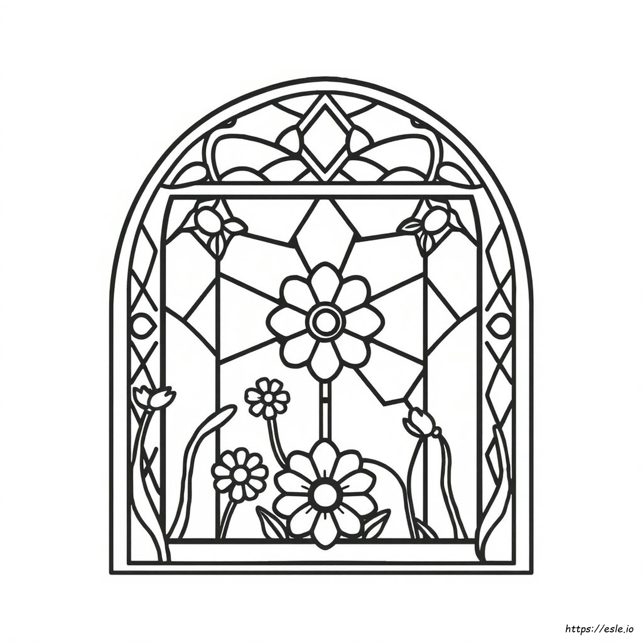 Stained Glass Coloring Sheets