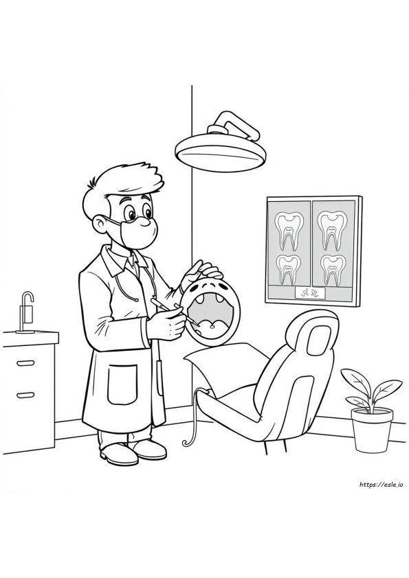 Dental Coloring Pages