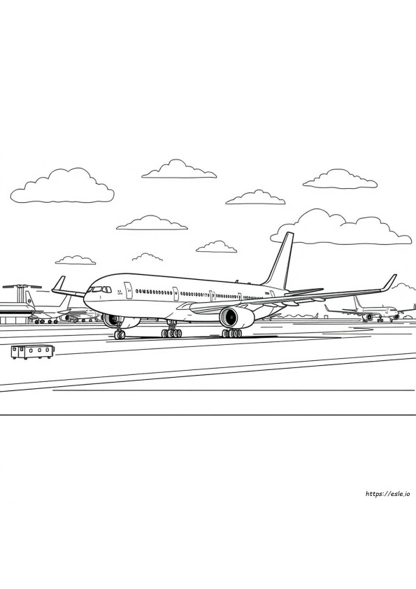 Coloriages Boeing 767