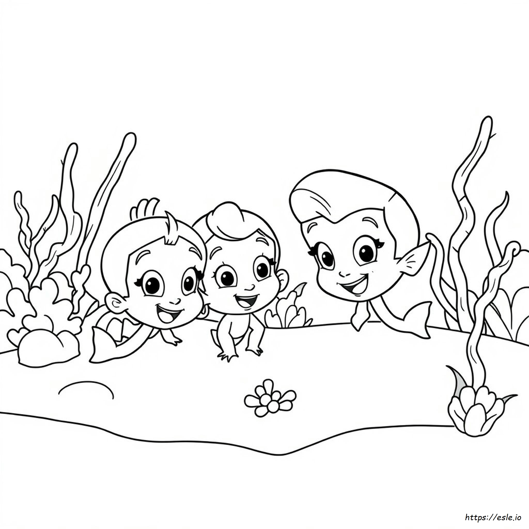 Bubble Guppies Da Colorare Gratis