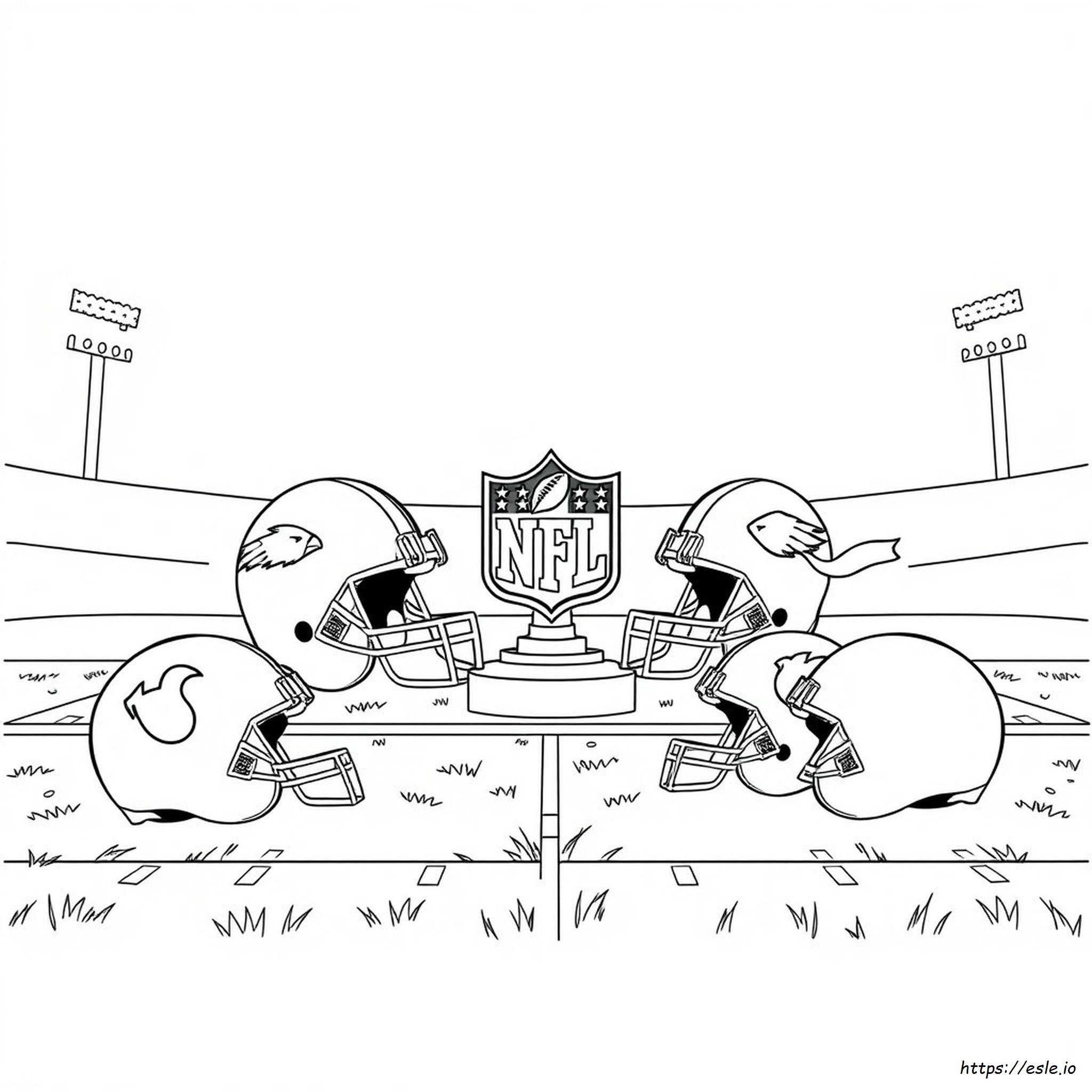 Caschi Squadre Nfl Da Colorare