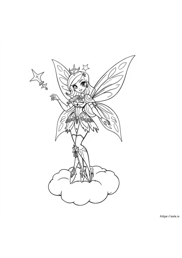 Winx Club Stella Believix Coloring Pages