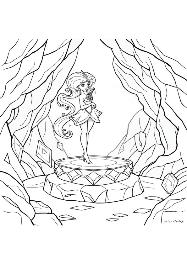 Diancie Gambar Mewarnai