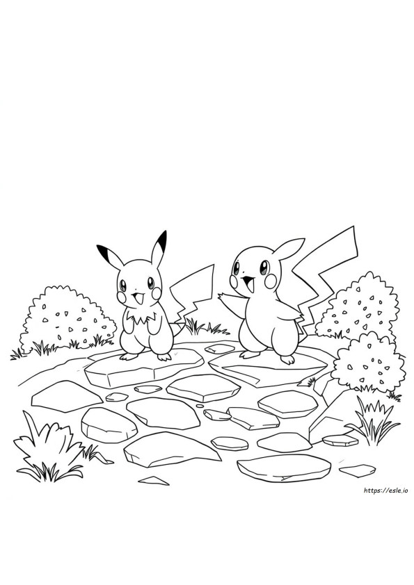 Pokemon Mewarnai Yang Dapat Dicetak