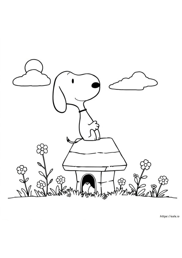 Snoopy Para Colorir E Imprimir