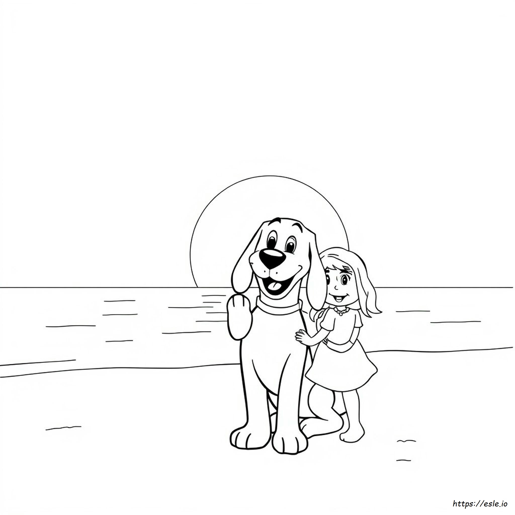 Clifford Dan Emily Elizabeth Gambar Mewarnai
