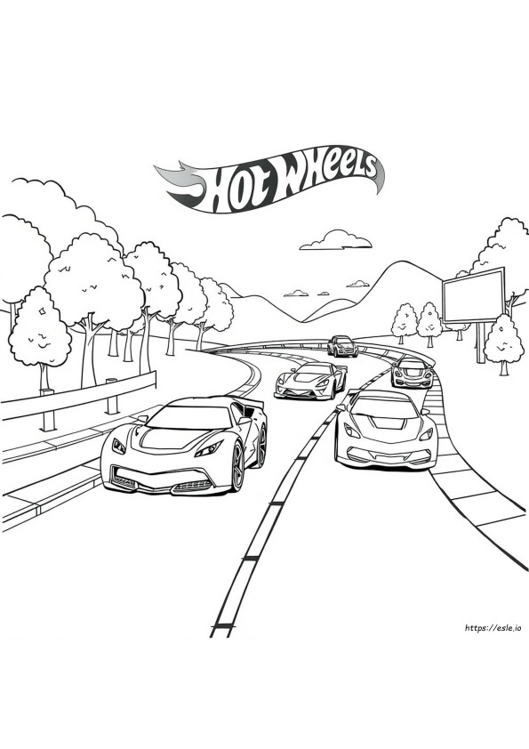 Hot Wheels De Colorat