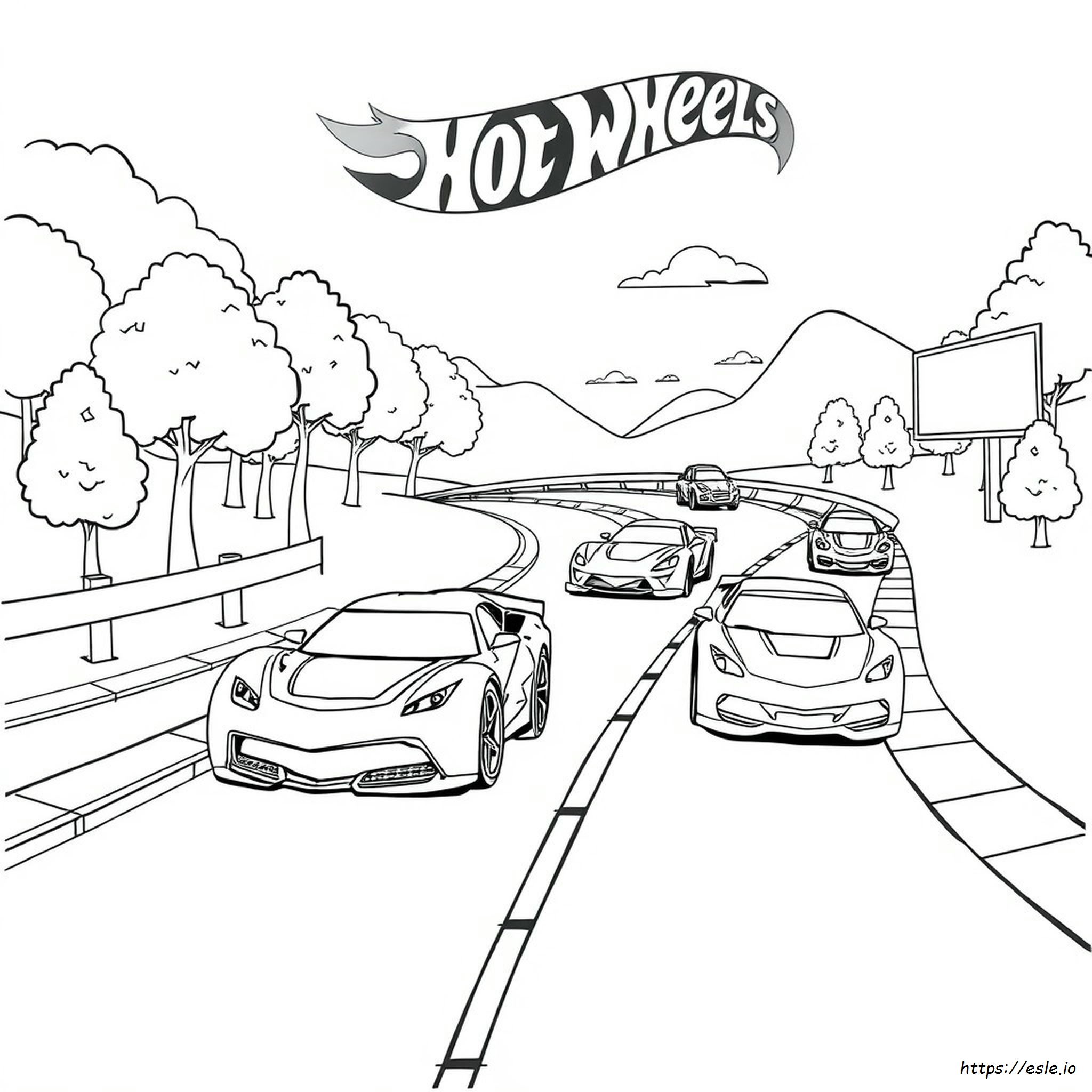 Hotweels Disegni Da Colorare