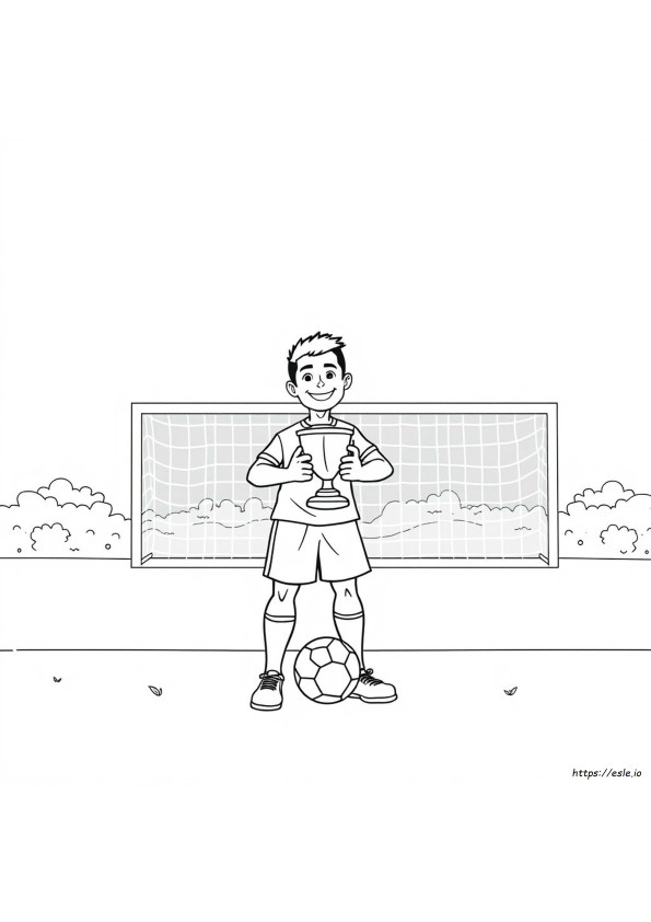 Ronaldo Coloring Sheet