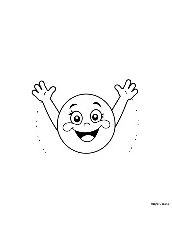 Coloriage Visage Content