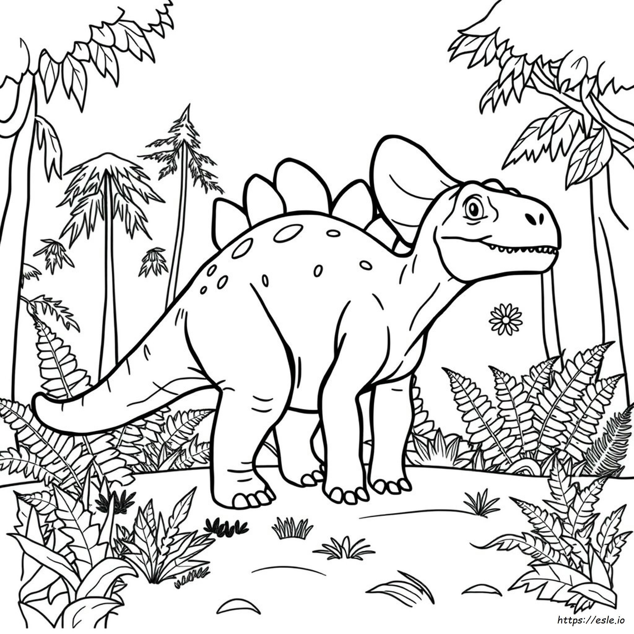 Pagina Da Colorare Stampabile Del Pachycephalosaurus